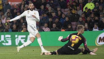 Benzema es gato en 'Can Barça'
