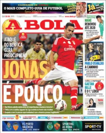 Portadas de la prensa deportiva