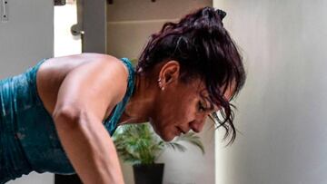 Entrenando en el sal¨®n