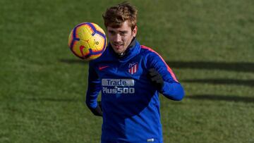 El Atlético sigue preparando el duelo ante el Valladolid