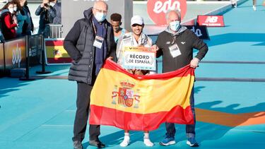 Juan Roig, Hamid y Paco Borao.