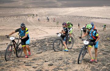 Etapa 3 de la 13ª edición de Titan Desert 2018 entre Alnif y Rissani, en el centro de Marruecos