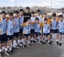 Asencio, presente en Canarias para apoyar a los Sub-13 del Madrid