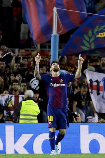 Jugada del gol 1-0 de Leo Messi