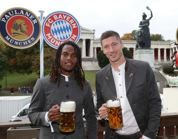 Renato Sanches & Robert Lewandowski.