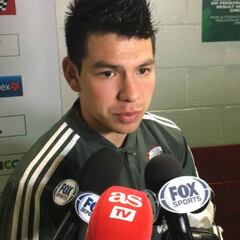 Hirving Lozano: "Se vio muy bien el equipo desde el inicio hasta el final"