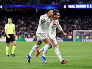17/01/26 PARTIDO PRIMERA DIVISION
REAL MADRID - LEVANTE
ALEGRIA GOL 2-0 RAUL ASENCIO KYLIAN MBAPPE