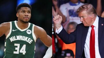 Trump, de Antetokounmpo: “¿Quién tiene más de griego, él o yo?”