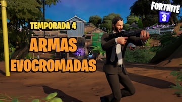 Armas Evocromadas en Fortnite Temporada 4: qu&eacute; son y d&oacute;nde encontrarlas