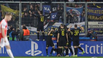 Slavia Praga 1 - Inter 3: resumen, goles y resultado del partido