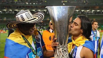 Porto consiguió el título tras un gol de Falcao a pase de Guarín.