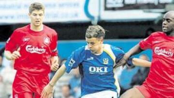 D'Alessandro en el Portsmouth.