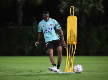 Primer entrenamiento en campo de la Selección Colombia de cara al amistoso ante Paraguay en Fort Lauderdale.