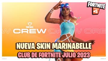club fortnite julio 2023 nueva skin marinabelle isabelle verano