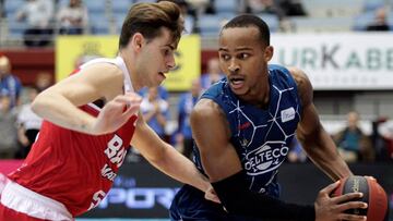 Nevels, en el partido ante el Manresa