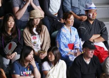 Nadal también tiene aficionados en Asia.