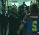 La cachetada de Mou a Puyol se volvió a hacer viral: ojo a la cara del ex defensor