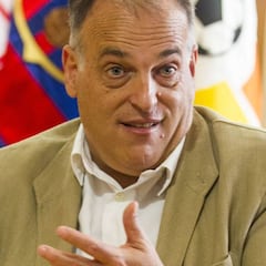Tebas: "Luis Enrique en parte lleva razón con el calendario"