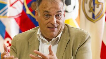 Tebas: "Luis Enrique en parte lleva razón con el calendario"