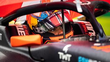 Sebastián Montoya, penalizado con 10 segundos, por lo que perdió 10 puestos en el Gran Premio de Austria de la Fórmula 3.