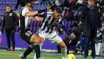 VALLADOLID. 27/11/21. PHOTOGENIC. PARTIDO DE LA LIGA SMARTBANK ENTRE EL REAL VALLADOLID Y EL CARTAGENA EN EL JOSE ZORRILLA. OLAZA