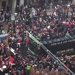 El desfile de Atlanta United para celebrar el título de la MLS