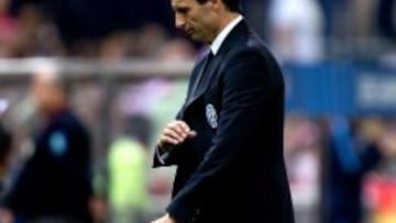 Allegri, durante el partido.