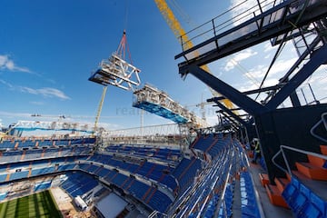 Continúan las obras de remodelación del Bernabéu