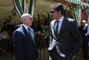 Los jugadores del Betis disfrutan de la Feria de Abril