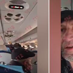 Documento realmente duro: un pasajero graba la tragedia del avión desde dentro