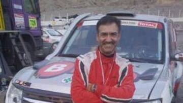 <b>A POR TODAS. </b>Corcuera va paso a paso para terminar el Dakar.