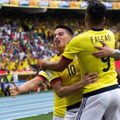 Colombia 1x1: El gol de Falcao corta la racha ganadora de Tite