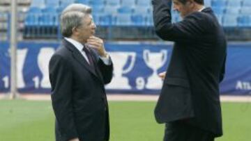 El presidente Enrique Cerezo y el consejero delegado Miguel Ángel Gil Marín.