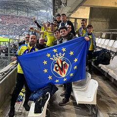 Los 17 valientes que no dejaron solo al Villarreal en Marsella