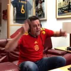 Tensión, nervios y orgullo: el segundo partido de España en la Eurocopa al más puro estilo Tomás Roncero