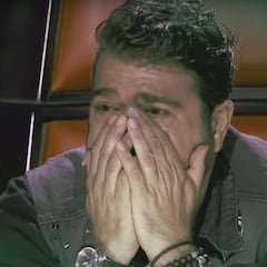 El llanto de Antonio Orozco en 'La Voz' al recordar la muerte de su expareja