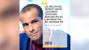 Rivaldo: "Si vuelve a España, Neymar puede ser el mejor"