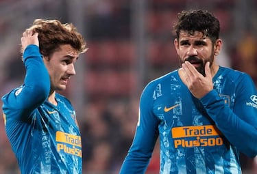 Griezmann-Morata, séptima delantera del Atlético del curso