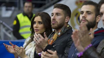 Sergio Ramos, Pilar Rubio, y Nacho, frustrados en el Clásico