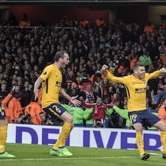 Resumen y goles del Arsenal-Atlético de la Europa League