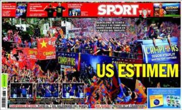 Portadas de la prensa deportiva