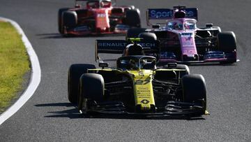 Los Renault son descalificados del GP de Japón