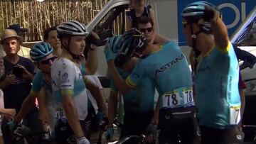 Ca¨ªdas: Fuglsang abandona y nuevos percances para Thomas