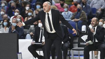 El entrenador del Real Madrid, Pablo Laso, habla con DAZN y explica lo que significa jugar para el club blanco y la exigencia que ello supone.