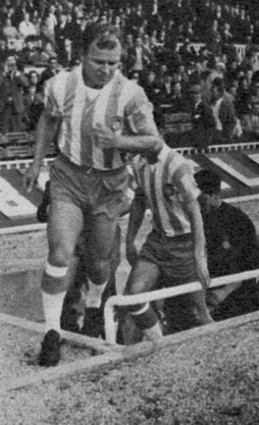 Kubala y un pasillo del Espanyol al Barça