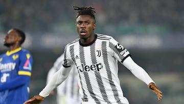 Kean con la Juventus. Si se va Correa.