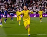 Cristiano Ronaldo loses control with crazy celebration after strike-return