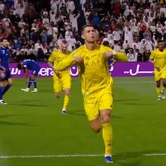 Cristiano Ronaldo loses control with crazy celebration after strike-return
