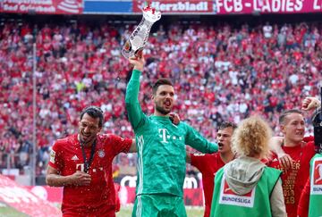 Mats Hummels, Sven Ulreich y Joshua Kimmich.