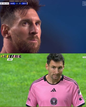 Los memes se ceban con Messi tras la goleada del Al-Nassr